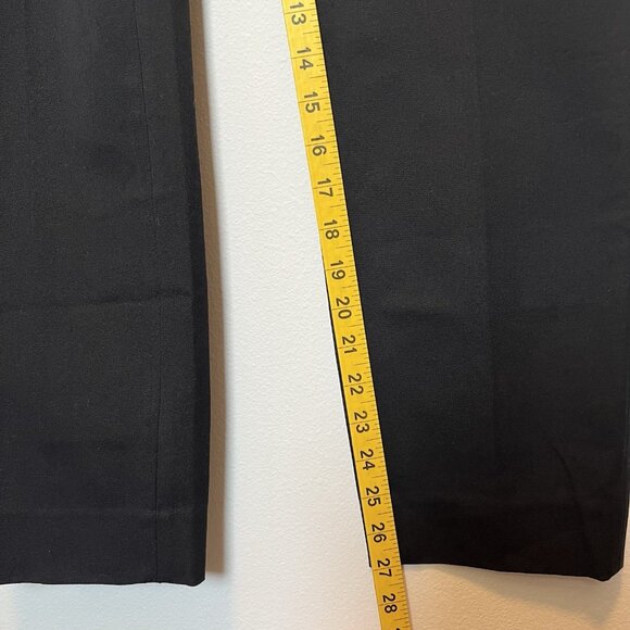 Everlane Black High Waisted Tapered Leg Crop Pants Women’s Size 14 Stretch Black - Picture 6 of 9
